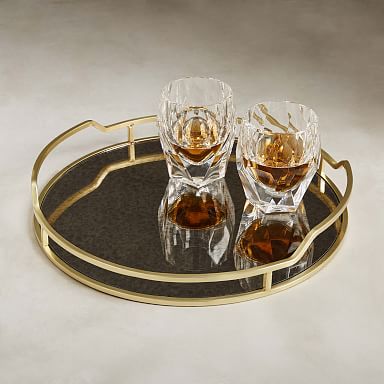Marble & Brass 2-Tier Cake Stand